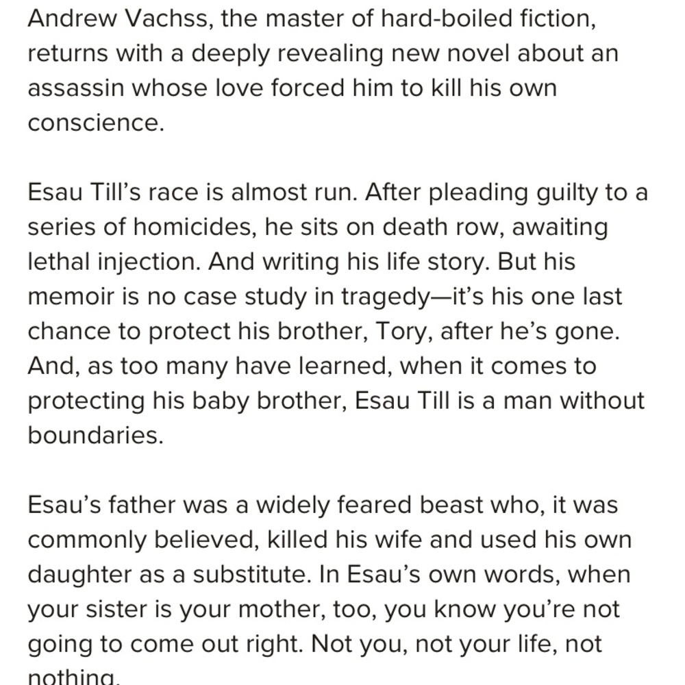 THAT’S HOW I ROLL Book Hardback by Andrew Vachss Published by Pantheon Books - Picture 2 of 12